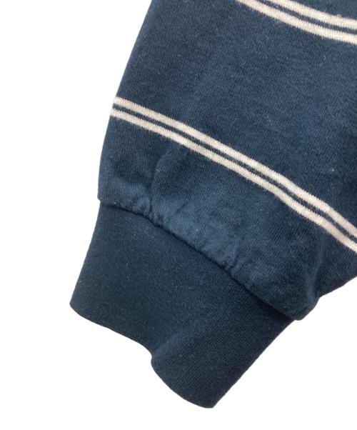 FreshService（フレッシュサービス）FreshService (フレッシュサービス) MULTI BORDER L/S TEE ネイビー×ホワイト サイズ:ワンサイズの古着・服飾アイテム