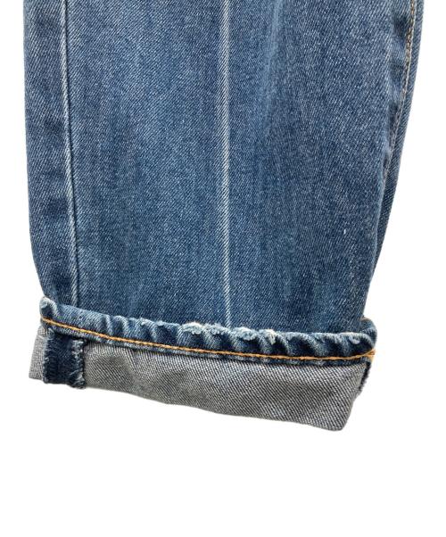 doublet（ダブレット）doublet (ダブレット) DAMAGED SILK DENIM PANTS インディゴ サイズ:Sの古着・服飾アイテム