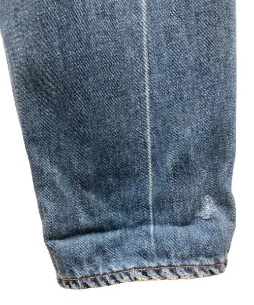 doublet（ダブレット）doublet (ダブレット) DAMAGED SILK DENIM PANTS インディゴ サイズ:Sの古着・服飾アイテム