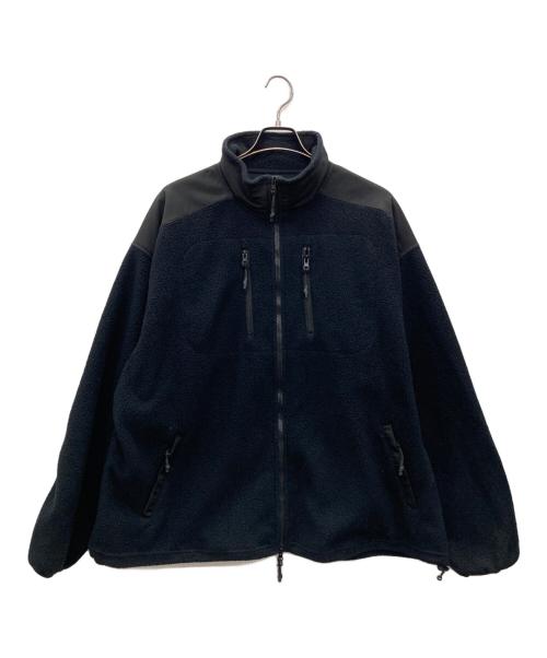 OPENING act（オープニングアクト）OPENING ACT (オープニングアクト) フリースジャケット ブラック サイズ:Lの古着・服飾アイテム