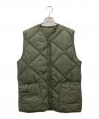 Barbourバブアー）の古着「フィールドキルテッドベスト」｜オリーブ