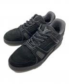 LOUIS VUITTONルイ ヴィトン）の古着「トレイナーラインスニーカー」｜ブラック