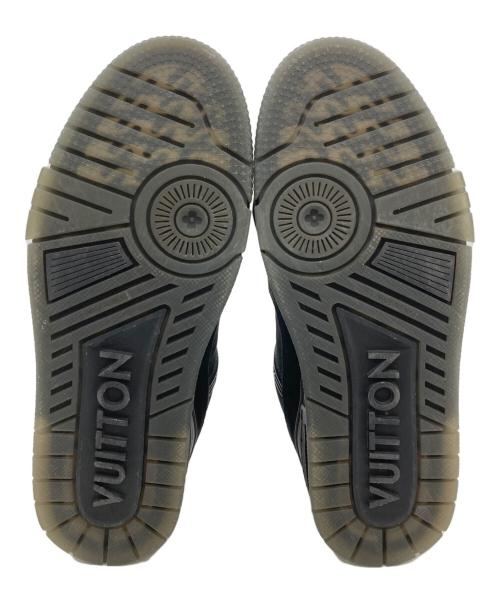 LOUIS VUITTON（ルイ ヴィトン）LOUIS VUITTON (ルイ ヴィトン) トレイナーラインスニーカー ブラック サイズ:6の古着・服飾アイテム