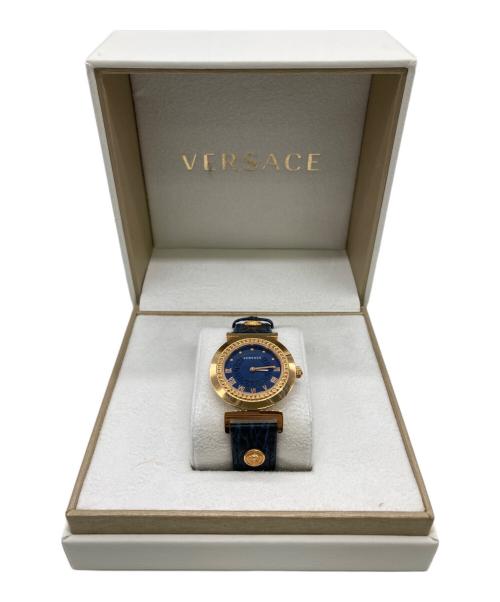 VERSACE（ヴェルサーチェ）VERSACE (ヴェルサーチェ) VANITY ネイビーの古着・服飾アイテム
