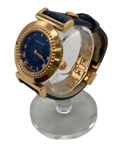 VERSACE（ヴェルサーチェ）VERSACE (ヴェルサーチェ) VANITY ネイビーの古着・服飾アイテム