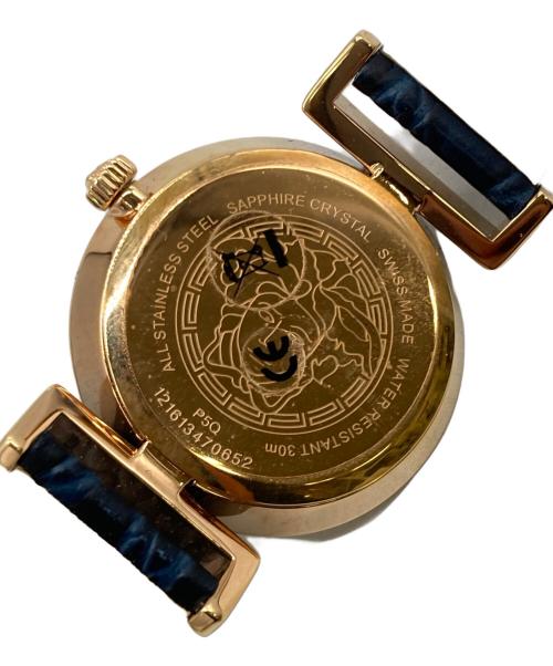 VERSACE（ヴェルサーチェ）VERSACE (ヴェルサーチェ) VANITY ネイビーの古着・服飾アイテム