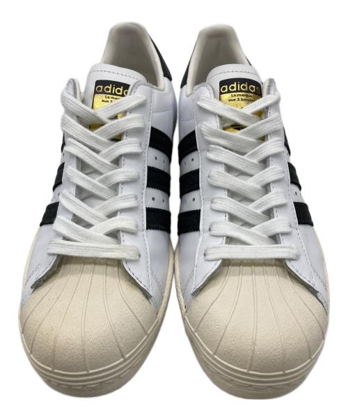 adidas（アディダス）adidas (アディダス) SUPER STAR 80s ホワイト×ブラック サイズ:26.0の古着・服飾アイテム