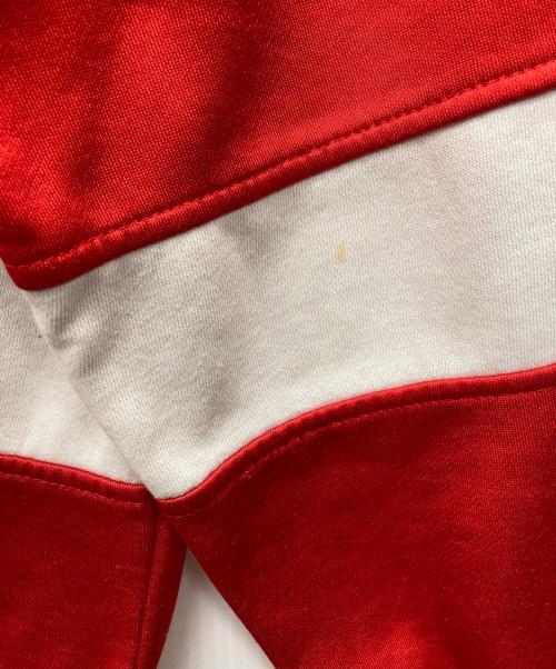 adidas（アディダス）adidas (アディダス) トレフォイルロゴスウェット ホワイト×レッド サイズ:不明の古着・服飾アイテム