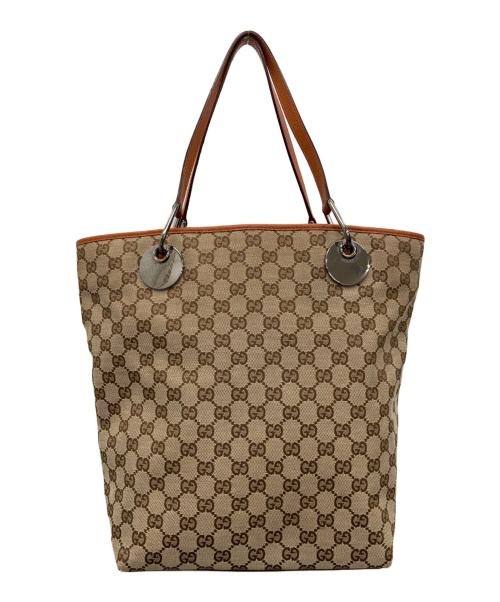 GUCCI（グッチ）GUCCI (グッチ) トートバッグ ベージュの古着・服飾アイテム