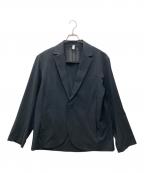 adidasアディダス）の古着「テーラードジャケット」｜チャコールグレー