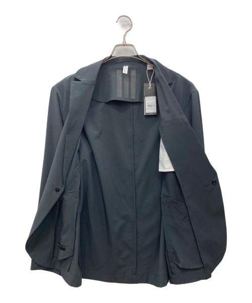 adidas（アディダス）adidas (アディダス) テーラードジャケット チャコールグレー サイズ:L 未使用品の古着・服飾アイテム