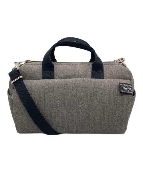 PORTER GIRL（ポーターガール）PORTER GIRL (ポーターガール) アーバン2WAYボストバッグ グレーの古着・服飾アイテム