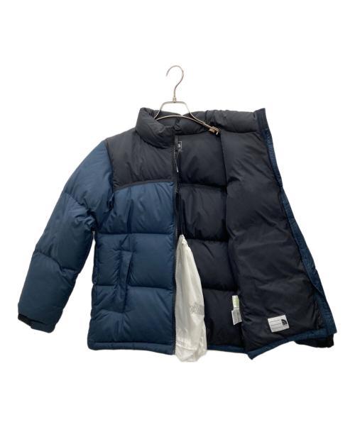 THE NORTH FACE（ザ ノース フェイス）THE NORTH FACE (ザ ノース フェイス) ヌプシダウンジャケット ネイビー×ブラック サイズ:150cm 未使用品の古着・服飾アイテム