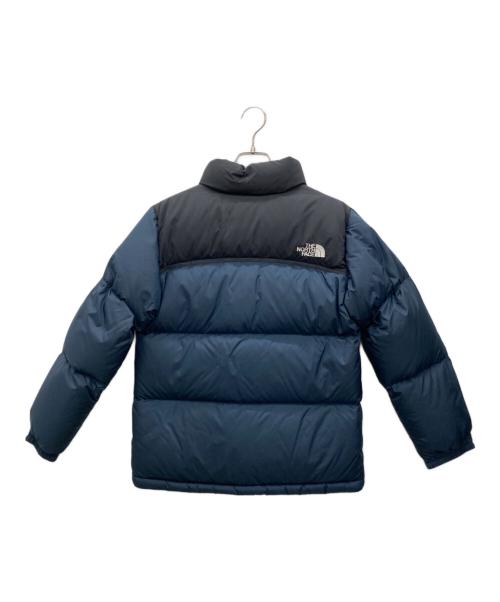 THE NORTH FACE（ザ ノース フェイス）THE NORTH FACE (ザ ノース フェイス) ヌプシダウンジャケット ネイビー×ブラック サイズ:150cm 未使用品の古着・服飾アイテム