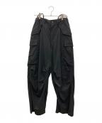 TapWaterタップウォーター）の古着「CORDURA Combat Wool Military Cargo Pants」｜ブラック