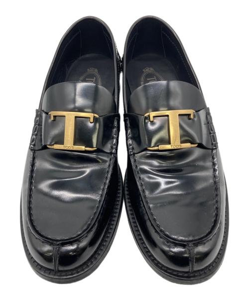 TOD'S（トッズ）TOD'S (トッズ) ローファー ブラック サイズ:25.5の古着・服飾アイテム