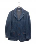 STUDIO D'ARTISANステュディオダルチザン）の古着「ツイードジャケット」｜ネイビー