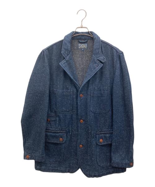 STUDIO D'ARTISAN（ステュディオダルチザン）STUDIO D'ARTISAN (ステュディオダルチザン) ツイードジャケット ネイビー サイズ:42の古着・服飾アイテム