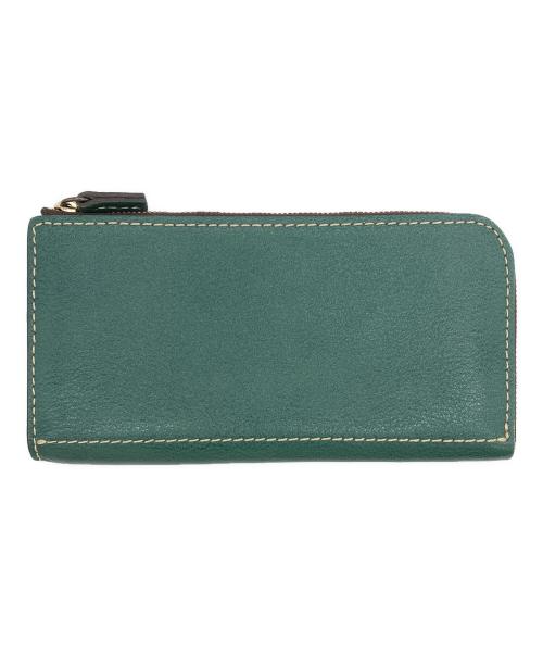 姫路レザー（ヒメジレザー）姫路レザー (ヒメジレザー) 長財布 グリーンの古着・服飾アイテム