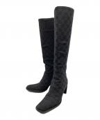 GUCCIグッチ）の古着「ロングブーツ」｜ブラック