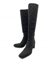 GUCCI（グッチ）の古着「ロングブーツ」｜ブラック