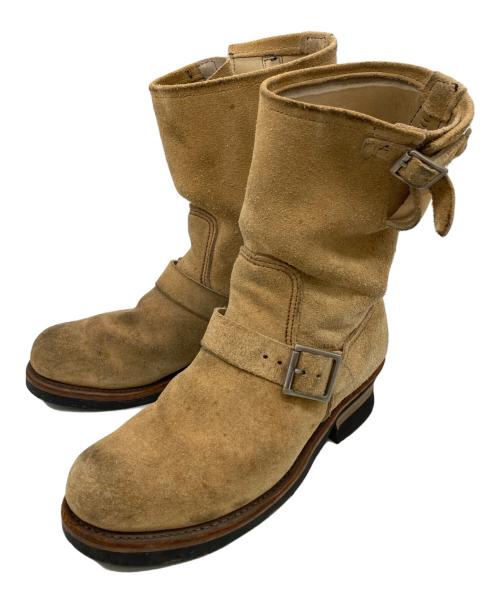 RED WING（レッドウィング）RED WING (レッドウィング) エンジニアブーツ ベージュ サイズ:8 Dの古着・服飾アイテム