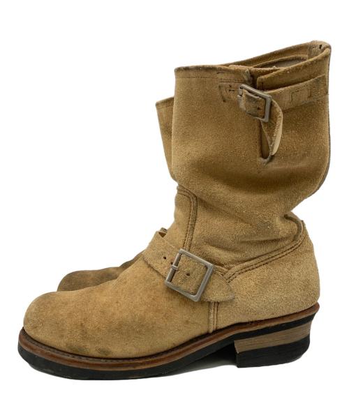 RED WING（レッドウィング）RED WING (レッドウィング) エンジニアブーツ ベージュ サイズ:8 Dの古着・服飾アイテム