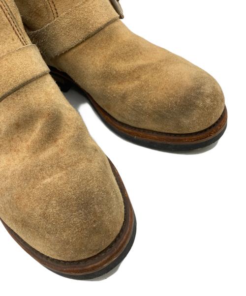 RED WING（レッドウィング）RED WING (レッドウィング) エンジニアブーツ ベージュ サイズ:8 Dの古着・服飾アイテム