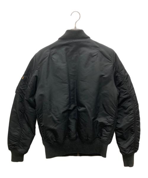 ALPHA（アルファ）ALPHA (アルファ) MA-1ジャケット ブラック サイズ:Lの古着・服飾アイテム