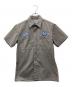 stussy（ステューシー）の古着「ワッペン付き半袖シャツ」｜グレー