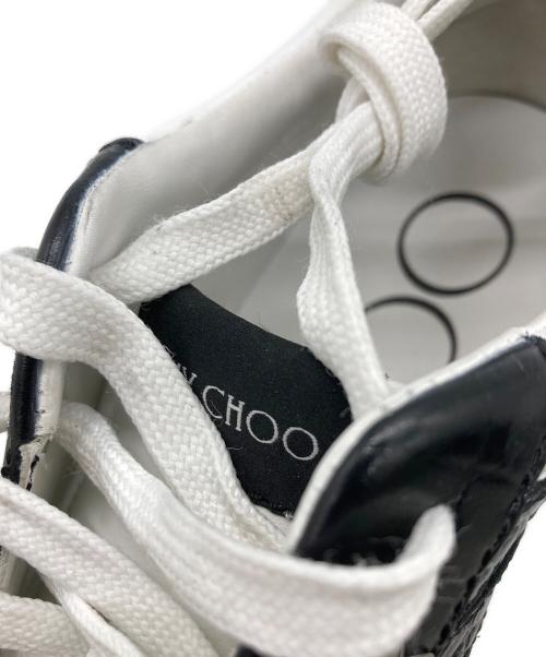 JIMMY CHOO（ジミーチュウ）JIMMY CHOO (ジミーチュウ) ハワイ ブラック×ホワイト サイズ:39の古着・服飾アイテム