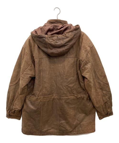 Thinsulate（シンサレート）Thinsulate (シンサレート) レザージャケット ブラウン サイズ:Lの古着・服飾アイテム