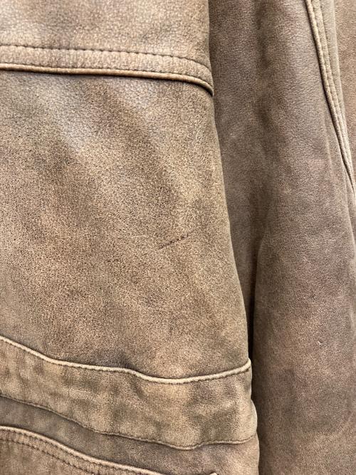 Thinsulate（シンサレート）Thinsulate (シンサレート) レザージャケット ブラウン サイズ:Lの古着・服飾アイテム