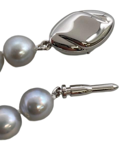 DIAMOND PRO SERVISE（ダイアモンドプロサービス）DIAMOND PRO SERVISE (ダイアモンドプロサービス) パールネックレス シルバーグレーの古着・服飾アイテム