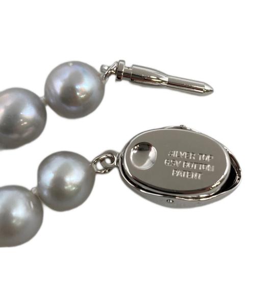 DIAMOND PRO SERVISE（ダイアモンドプロサービス）DIAMOND PRO SERVISE (ダイアモンドプロサービス) パールネックレス シルバーグレーの古着・服飾アイテム