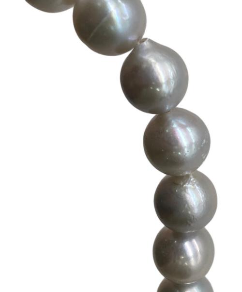 DIAMOND PRO SERVISE（ダイアモンドプロサービス）DIAMOND PRO SERVISE (ダイアモンドプロサービス) パールネックレス シルバーグレーの古着・服飾アイテム