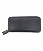 Saint Laurent Parisサンローランパリ）の古着「ラウンドファスナー長財布」｜ブラック