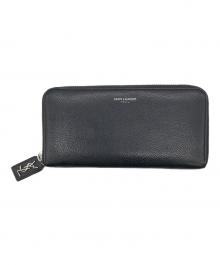 Saint Laurent Paris（サンローランパリ）の古着「ラウンドファスナー長財布」｜ブラック
