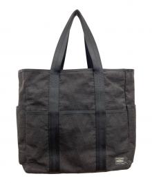 PORTER（ポーター）の古着「ハイブリットトートバッグ」｜ブラック