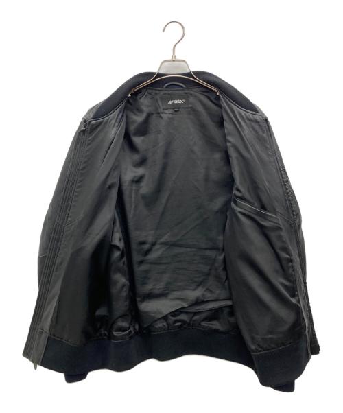 AVIREX（アヴィレックス）AVIREX (アヴィレックス) ブルゾン ブラック サイズ:XLの古着・服飾アイテム