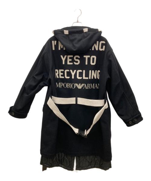 EMPORIO ARMANI（エンポリオ アルマーニ）EMPORIO ARMANI (エンポリオアルマーニ) コート ブラック サイズ:44の古着・服飾アイテム