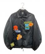 refomed×FAFリフォメッド×エフエーエフ）の古着「diyed coach jacket」｜ブラック