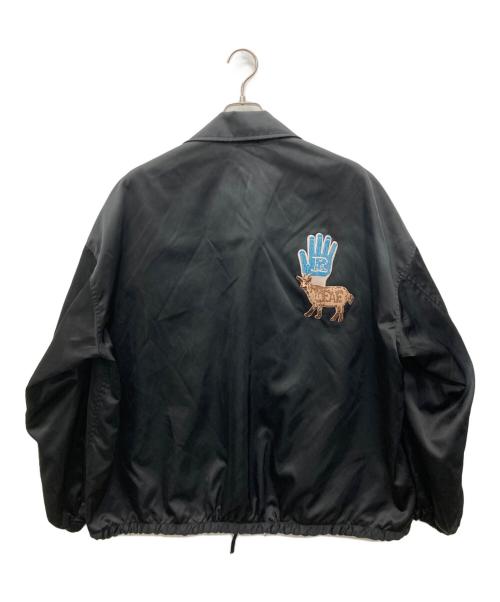 refomed（リフォメッド）refomed (リフォメッド) FAF (エフエーエフ) diyed coach jacket ブラック サイズ:1の古着・服飾アイテム