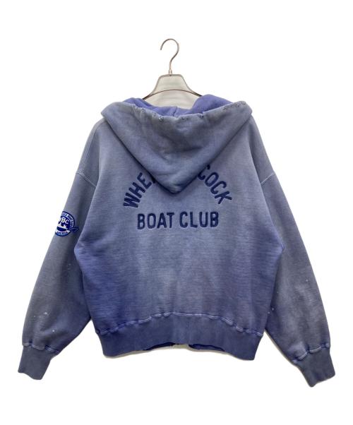 BOWWOW（バウワウ）BOWWOW (バウワウ) BOAT CLUB ZIP HOODIE ネイビー サイズ:Lの古着・服飾アイテム