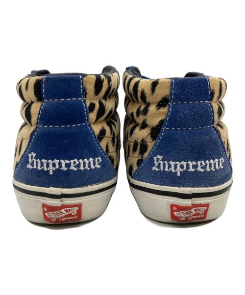 VANS（ヴァンズ）VANS (ヴァンズ) Supreme (シュプリーム) SK8-MID Pro ブルー×ベージュ サイズ:28.5の古着・服飾アイテム