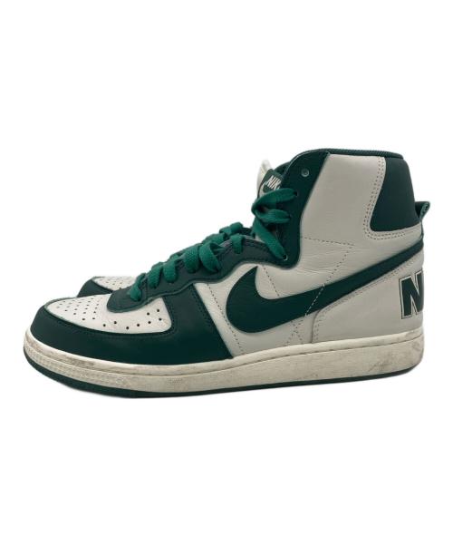 NIKE（ナイキ）NIKE (ナイキ) ハイカットスニーカー グリーン サイズ:26.5cmの古着・服飾アイテム