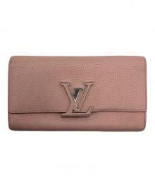 LOUIS VUITTON（ルイ ヴィトン）の古着「ポルトフォイユ カプシーヌ マグノリア」｜ピンク