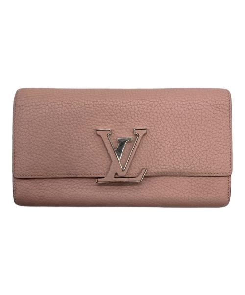 LOUIS VUITTON（ルイ ヴィトン）LOUIS VUITTON (ルイ ヴィトン) ポルトフォイユ カプシーヌ マグノリア ピンクの古着・服飾アイテム