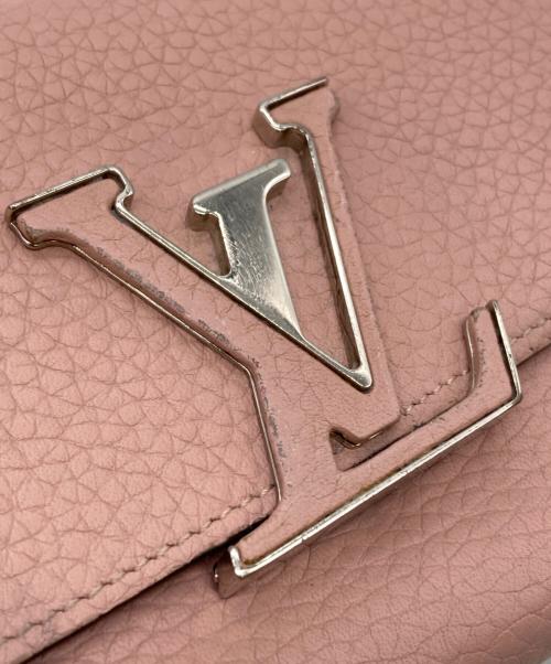 LOUIS VUITTON（ルイ ヴィトン）LOUIS VUITTON (ルイ ヴィトン) ポルトフォイユ カプシーヌ マグノリア ピンクの古着・服飾アイテム