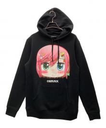 UNBOXED×村上隆（アンボクスト×ムラカミタカシ）の古着「PINK HAIR GIRL FADE Mr. Hoodie MR/KK」｜ブラック